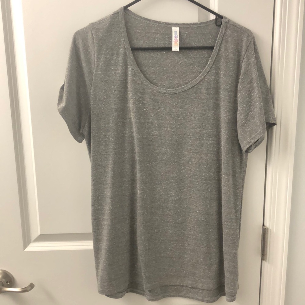 LLR heather grey classic T